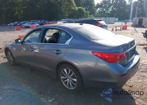 2017 Infiniti Q50 2.0T Base z USA, uszkodzony, nr VIN JN1CV7AP3HM640813